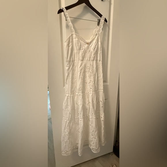 FARM Rio White Lace Midi Dress - Picture 3 of 4